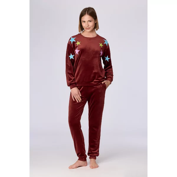 Woody Dames Pyjama - Bordeaux