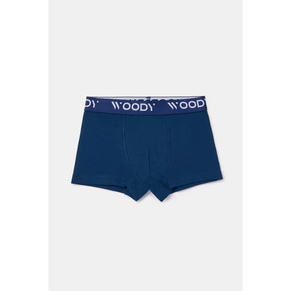 Woody Jongens Short 2P - galaxy print + donkerblauw