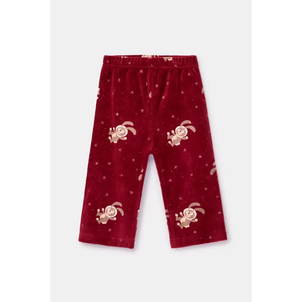 Woody Konijn Meisjes Pyjama - Bordeaux