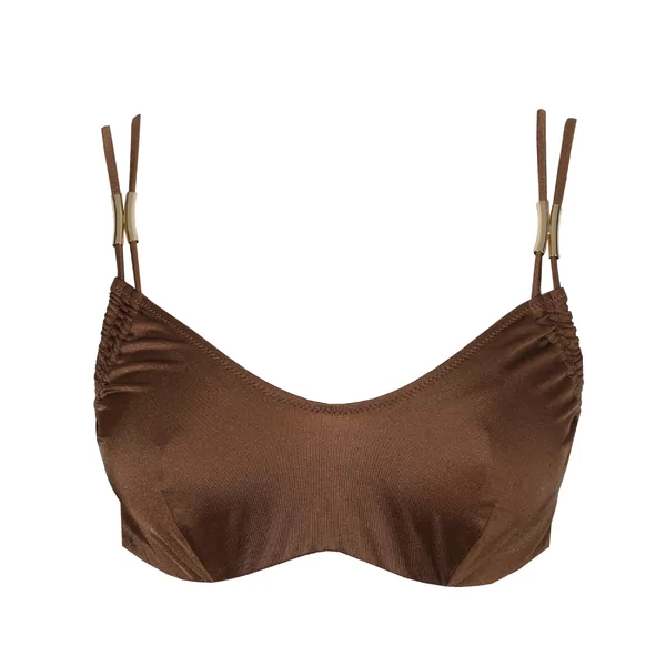 Marie Jo Swim Hello Sunset Bikini Top - Sepia