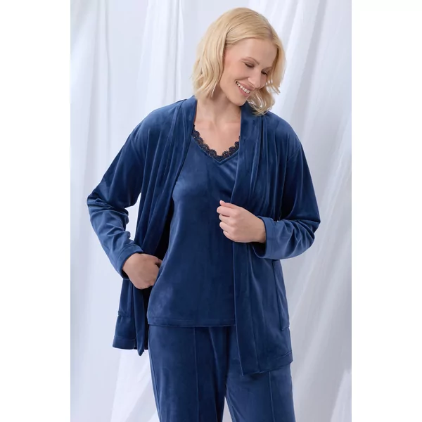 lordsxlilies Dames Homewear 3-delig - donkerblauw