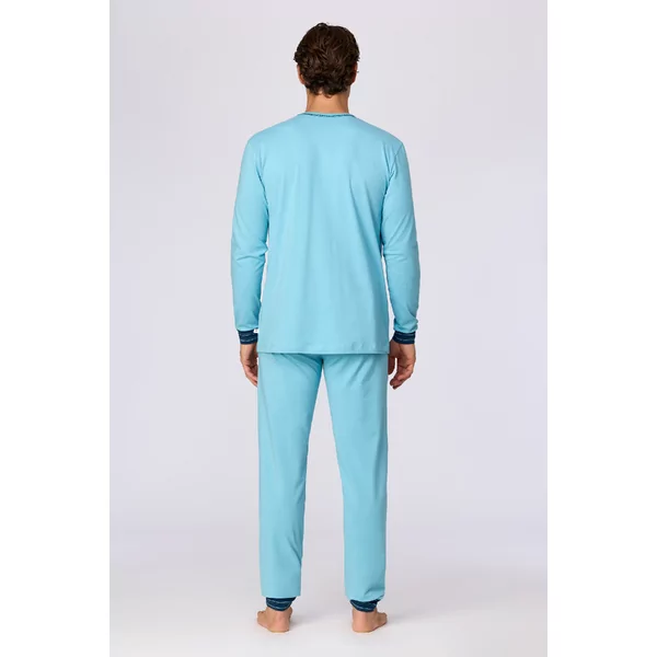 Woody Konijn Heren Pyjama - Blauw