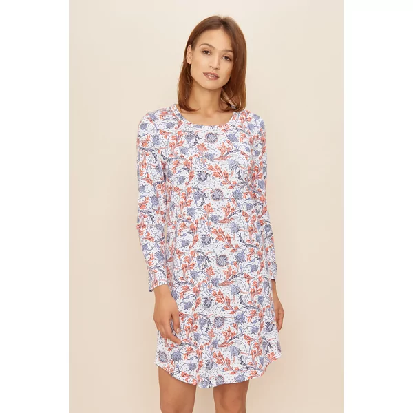 Rösch Ornamental Dames Nachtkleed - BLUE