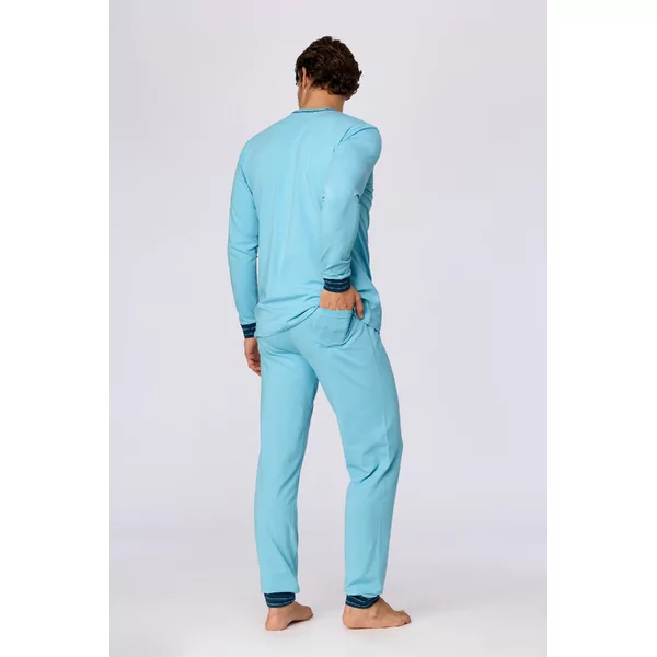 Woody Konijn Heren Pyjama - Blauw