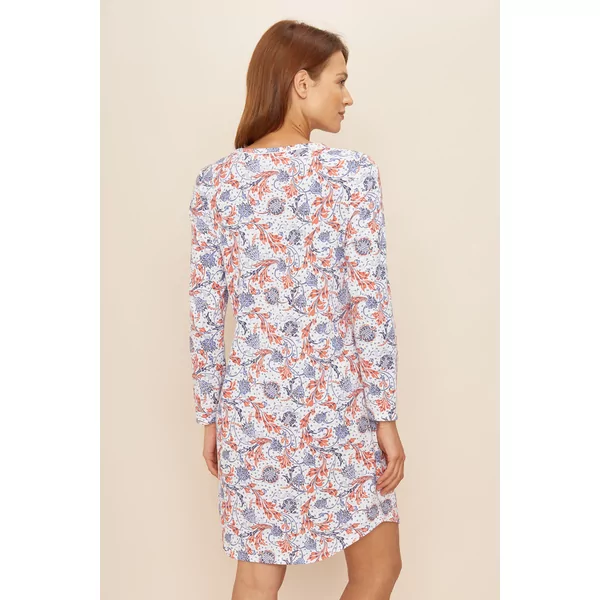 Rösch Ornamental Dames Nachtkleed - BLUE