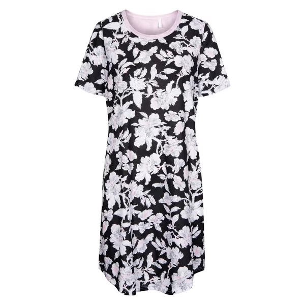 Rösch Dames Nachtkleed - Black