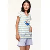 Woody Walvis Dames Pyjama - S stripe Woody whale striped