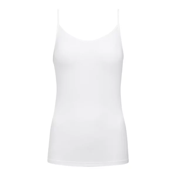 Mey Modal Pure Dames Spaghetti Top - Weiss