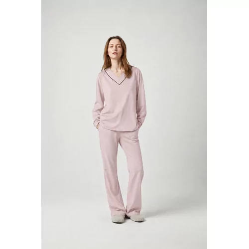Pluto Joana Dames Pyjama - dusty pink