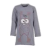Woody Spookdiertje Meisjes Nachtkleed - grijs melange