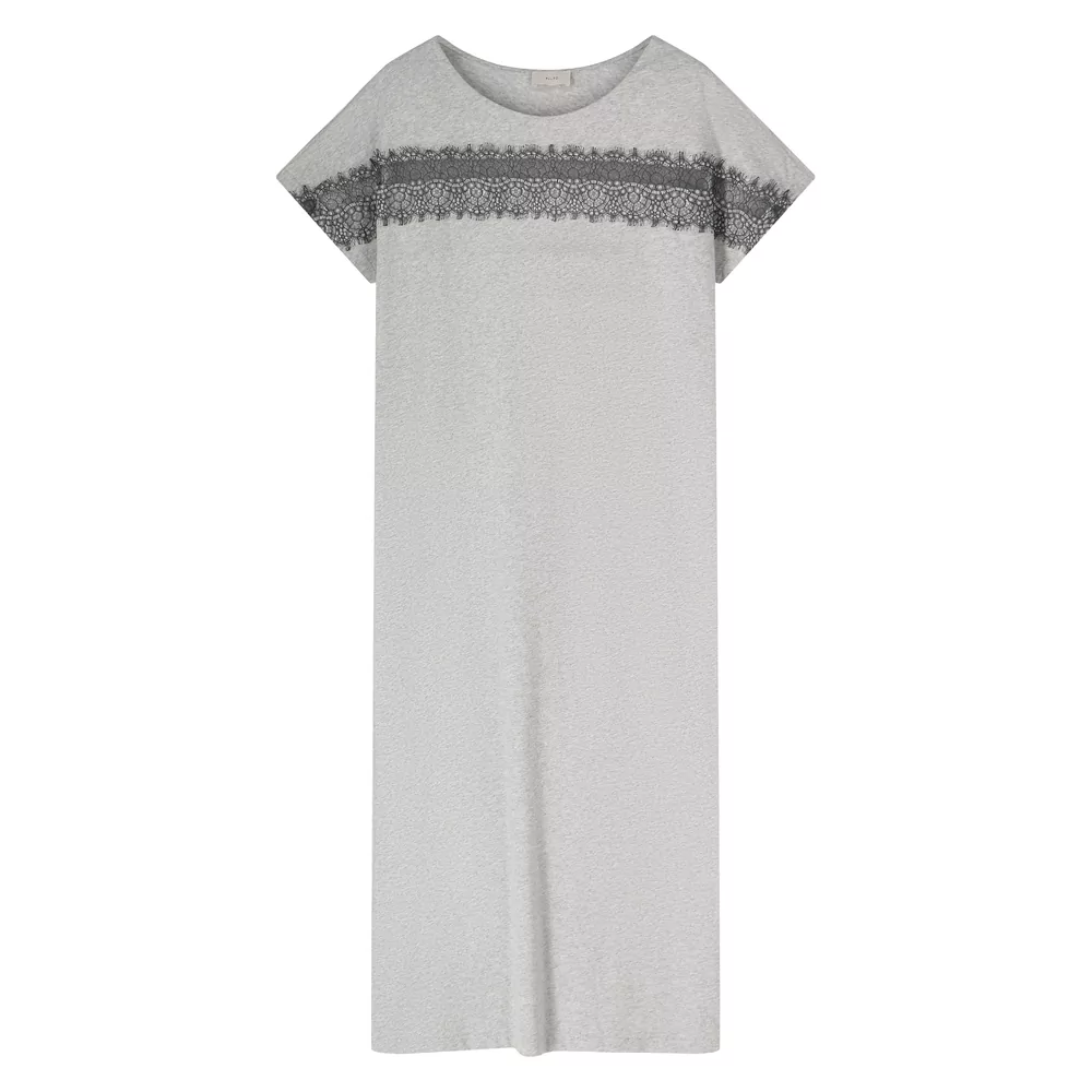 Pluto Addie Dames Nachtkleed - Grey Chine / Grey