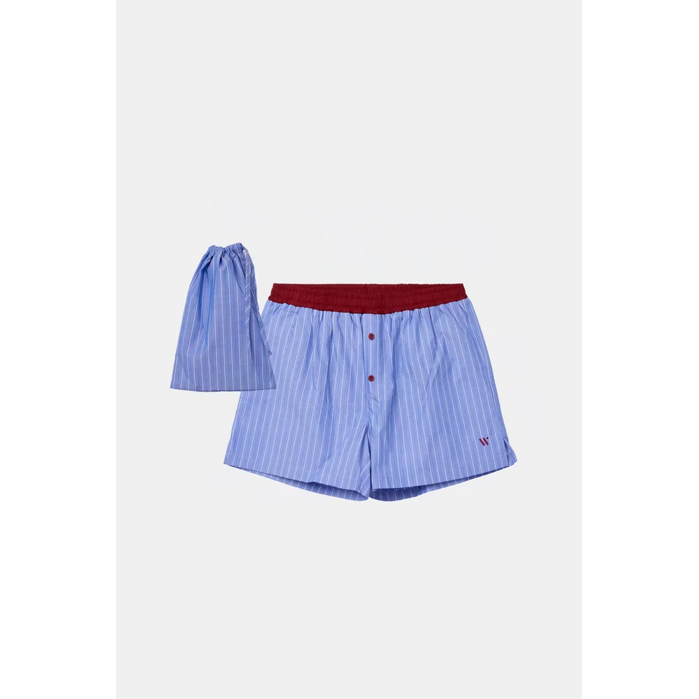 Woody Jongens Boxer - blauwe streep
