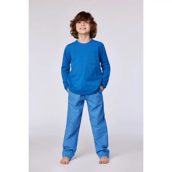 Woody Jongens Pyjama - donkerblauw