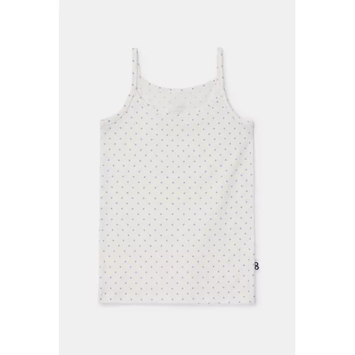 Woody Meisjes Hemdje - bolletjes print blauw