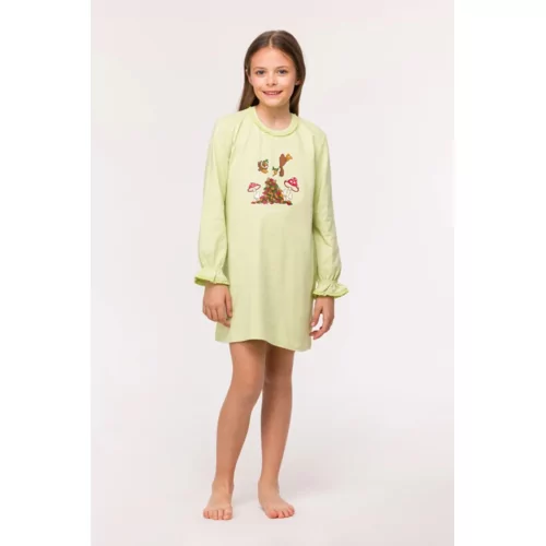 Woody Eend Meisjes Nachtkleed - lichtgroen