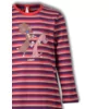 Woody Alpaca  Meisjes Pyjama - rood-blauw gestreept