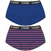 Woody Meisjes Short 2P - surf the web + stripe girls