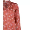 lordsxlilies Dames Pyjama - abrikoosoranje bloemen