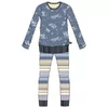 Woody Uil Meisjes Pyjama - bluestone all-over print
