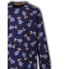Woody Dodo Jongens Pyjama - donkerblauw dodo all-over print