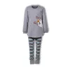 Woody Spookdiertje Meisjes Pyjama - grijs melange