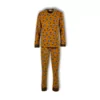 Woody Dodo Heren Pyjama - oker dodo all-over print