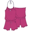 Woody Meisjes Jumpsuit - rose violet