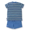 Woody Kreeft Jongens Pyjama - blauw  gestreept