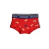 Woody Meisjes Short - oogjes rood all-over print