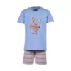 Woody Giraf Jongens Pyjama - lichtblauw