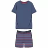 Woody Heren Pyjama - Marineblauw