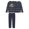 Woody Hooglander Unisex Pyjama - S stripe highlander striped