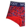 Woody Meisjes Short - rood W all-over print