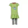 Woody Papegaai Meisjes Pyjama - limoen groen
