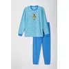 Woody Maya de Bij Heren Pyjama - blauw fijn gestreept