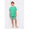 Woody Jongens Pyjama - groen