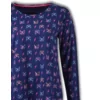 Woody Dames Pyjama - blauwe katjes all-over print