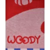 Woody Teckel Strandlaken - felrood