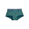 Woody Meisjes Short - turquoise logo all-over print