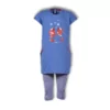 Woody Koi Dames Pyjama - Blauw