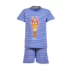 Woody Giraf Jongens Pyjama - koningsblauw-wit gestreept