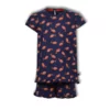 Woody Koi Meisjes Pyjama - koi donkerblauw all-over print