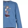 Woody Kat Dames Pyjama - BLUE
