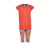 Woody Nijlpaard Meisjes Pyjama - rood nijlpaard all-over print