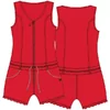 Woody Meisjes Jumpsuit - bright red