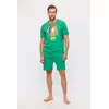 Woody Leeuw Heren Pyjama - groen