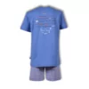 Woody Koi Jongens Pyjama - Blauw