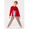 Woody Schaap Jongens Pyjama - savvy red