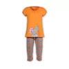 Woody Nijlpaard Dames Pyjama - oranje