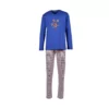 Woody Giraf Heren Pyjama - Koningsblauw